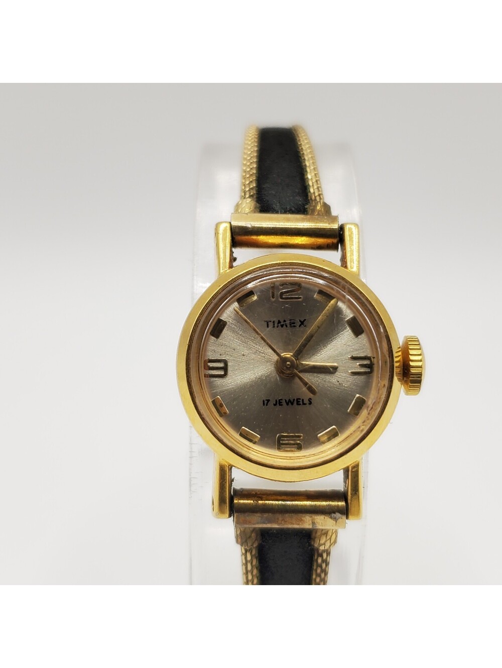 Vintage Timex 17J Mechanical RGP Womens Watch 17mm For Parts Or Repair
